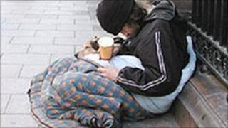 Homeless person