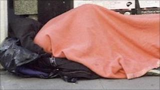 Homeless person