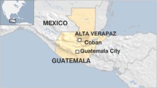 Map of Guatemala