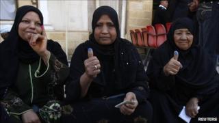 Egyptian women voters
