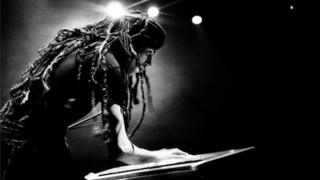 Israeli musician Idan Raichel at the keyboard. Photo by Nitzan Treystman