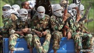 Al-Shabab fighters (file photo)