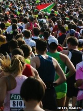 marathon runners
