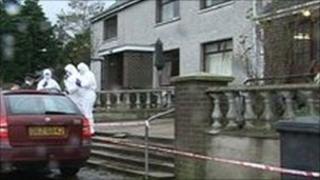 Victor Stewart murder scene