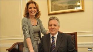 Iris and Peter Robinson