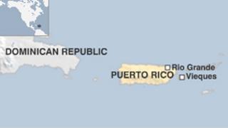 Map of Puerto Rico