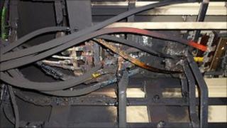 Damaged equipment