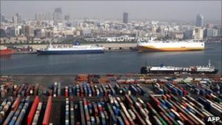 Rashid port in Dubai