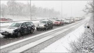 Cars on M5