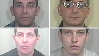 Clockwise from top left: Graham Lee; Robert Price; Andrew Lee; Scott Weaver