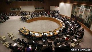 The UN Security Council meets to debate further lifting sanctions on Iraq, 15 December