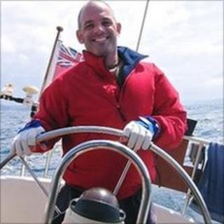 John Denard at sea