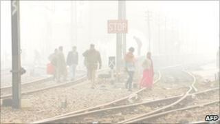 Fog in Delhi on 26 Dec 2010