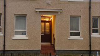 The fire was at a flat in Bangorshill Street