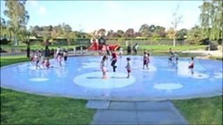 Artist's impression of new water feature