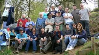 Surrey Wildlife Trust volunteers