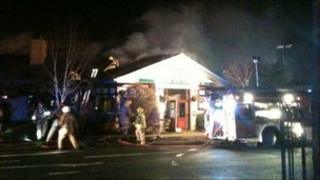 The Beaten Track fire-picture by Peter Gough