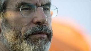 Sinn Fein President Gerry Adams
