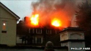 Fortfield Hotel fire. Pic: Phillip Parr