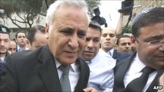 Former president Moshe Katsav