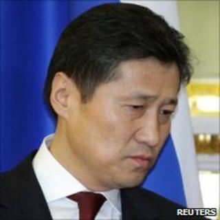 Mongolian prime minister Sukhbaataryn Batbold
