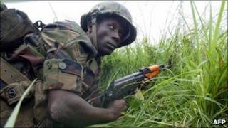 Ecowas troop training (2003)