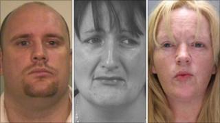Colin Blanchard, Tracy Lyons, and Tracy Dawber (l-r)