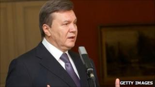 Ukrainian President Viktor Yanukovych