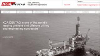 KCA Deutag website