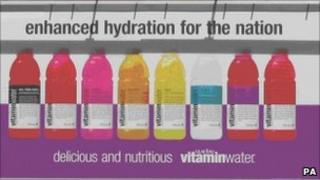 Billboard advert for Coca-Cola's Vitamin Water