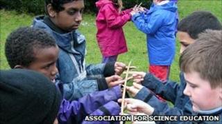 pupils on field trip