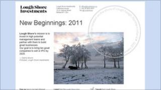Lough Shore Investments web page