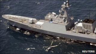South Korean warship the Choi Young