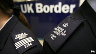 UK Border Agency officers