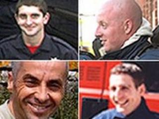 Clockwise from top left: Ashley Stephens, Darren Yates-Badley, Ian Reid, John Averis