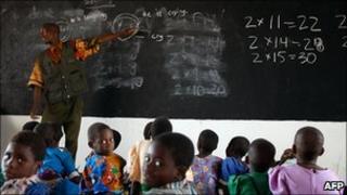Classroom in Malawi