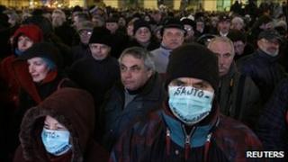 Protest against media law in Budapest, 27 Jan 11