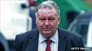 Jim Devine arrives at court