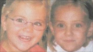 Police handout of Alessia and Livia Schepp