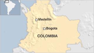 Map of Colombia