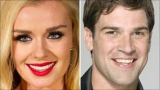Katherine Jenkins and Gethin Jones