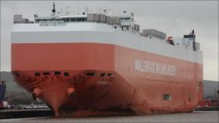 MV Tombarra at Royal Portbury Dock