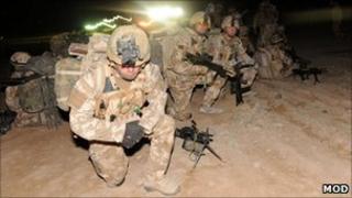 British soldiers. Pic: Ministry of Defence
