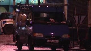 van at centre of security alert in north Belfast