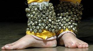 Musical anklets traditionally worn by dancing girls in the Shahi Mohallah area