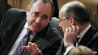Alex Samond with John Swinney