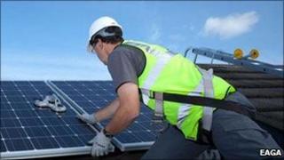 Eaga worker
