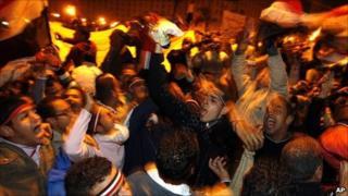 Торжества на площади Тахрир в Каире