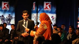 Debate at 1 TV studio in Kabul