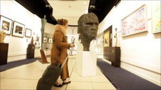 Art exhibition at Heathrow